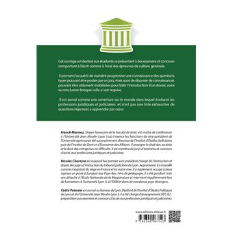 600 questions de culture juridique générale