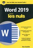 Word 2019 Poche Pour les Nuls