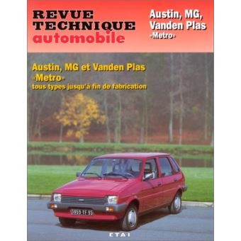 Revue technique automobile 428.4 Austin MG Vanden Plas Metro et Metro Turbo