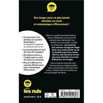 Guide de conversation visuel - L'espagnol pour les Nuls