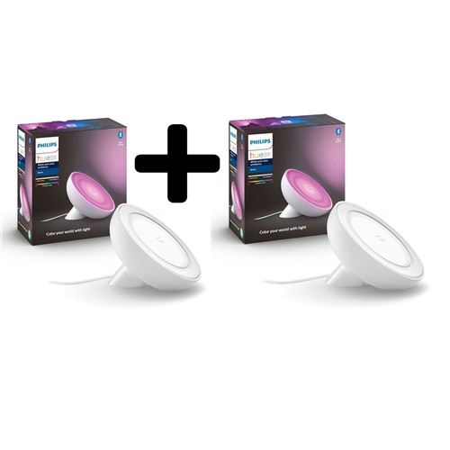 Pack 2 Lampes connectées Philips Hue Bloom Blanc