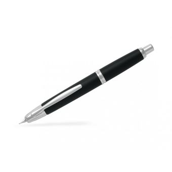 Stylo Pilot Capless Rhodium Pointe moyenne Noir