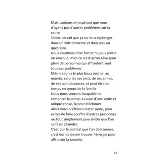 L'obscurité de ma vie