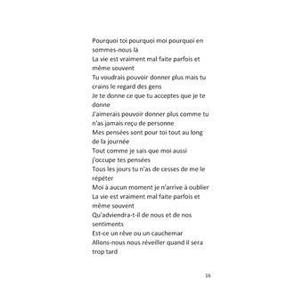 L'obscurité de ma vie