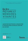 Jalons pour une étude de la parahistoire et une réflexion autour de l'écriture de l'histoire