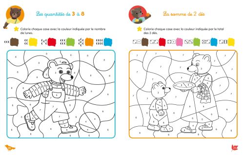 Petit Ours Brun Mon Cahier De Coloriages Magiques Avec Petit Ours Brun Ms Chiffres Florence Doutremepuich Francoise Perraud Broche Achat Livre Fnac