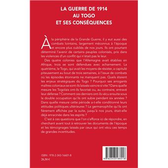 La guerre de 1914 au Togo et ses conséquences