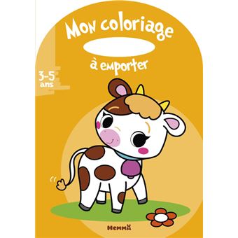 Mon coloriage à emporter (3-5 ans) (Vache)