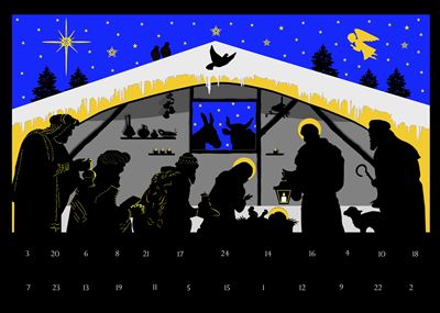 Calendrier de l'Avent - Ce soir, c'est Noël - Evangelisti - Dominique Evangelisti - broché