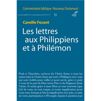 LES LETTRES AUX PHILIPPIENS ET À PHILÉMON - 1
