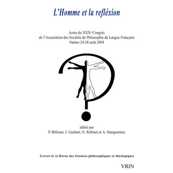 L'homme et la réflexion