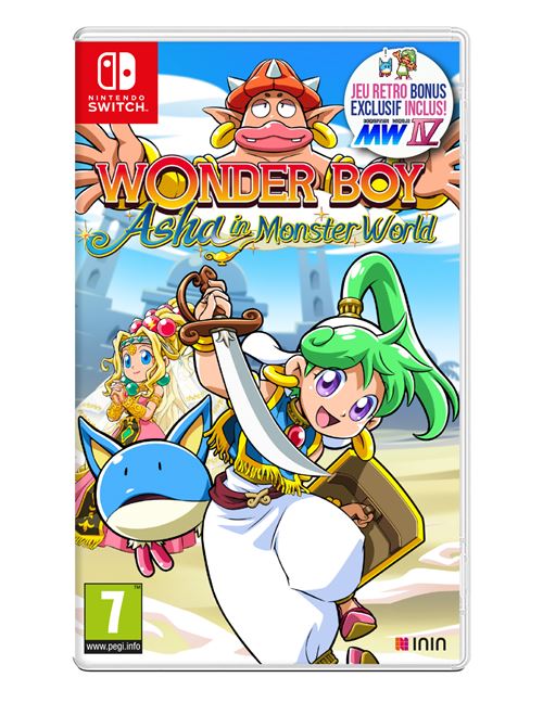 Wonder Boy Asha in Monster World Nintendo Switch