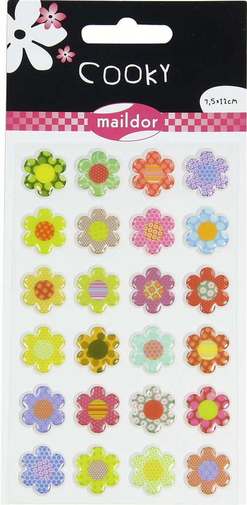 MLDOR COOKY STICKERS FLEURS