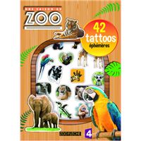 Une Saison au zoo - 42 tattoos éphémères