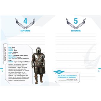 Agenda scolaire Mandalorian 2022-2023