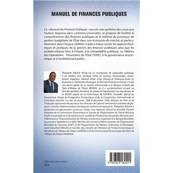 Manuel de finances publiques