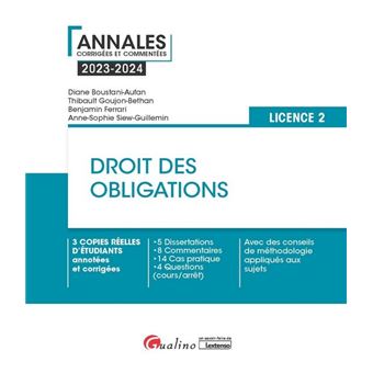 Droit des obligations - L2