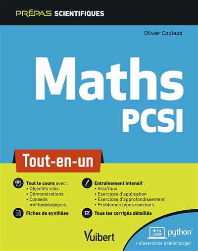Mathématiques PCSI Tout-en-un