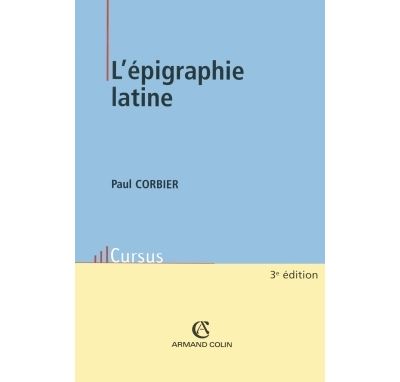 L'épigraphie latine - Paul Corbier - broché