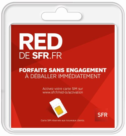 Kit carte sim 3 EN 1 RED BY SFR - Accessoire pour téléphone mobile