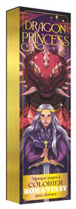 Marque-pages à colorier romantasy - Dragon Princess