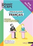 Epreuve orale Leçon - Français - CRPE 2023 et 2024