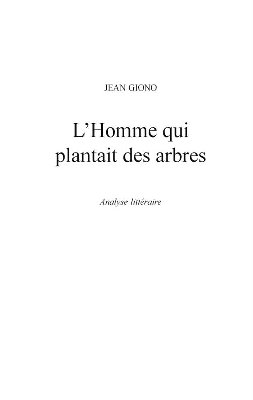 Lecture de l'homme qui plantait des arbres (Jean Giono) - Le Baron