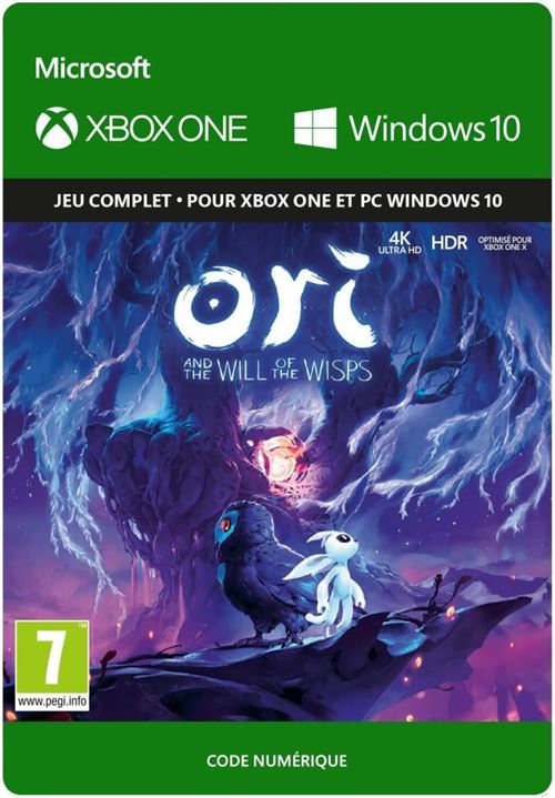 Code de téléchargement Ori and The Will of The Wisps Xbox One