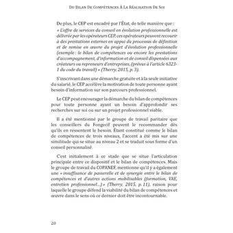Du bilan de compétences à la réalisation de soi