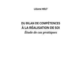 Du bilan de compétences à la réalisation de soi