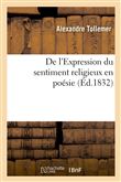 De l'Expression du sentiment religieux en poésie