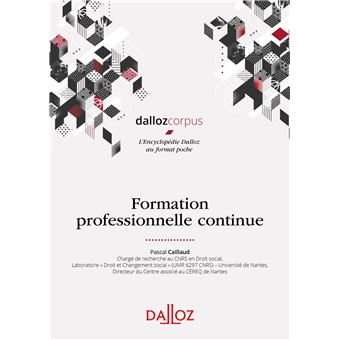 Formation professionnelle continue - 1re ed.