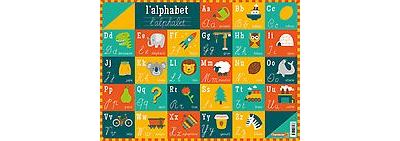 Sous-main d'apprentissage - L'alphabet