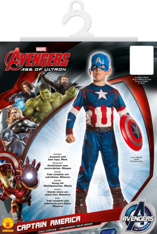 Déguisement Enfant Captain America Marvel 2 pcs ⋆ Lucky Geek