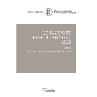 Le rapport public annuel 2020