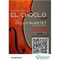 Cello 3 part of "El Choclo" for Cello Quartet