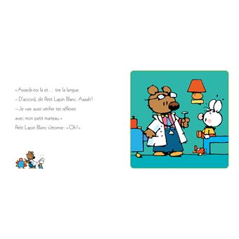 Petit Lapin Blanc chez le docteur