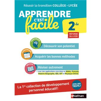 Apprendre c'est facile 2de