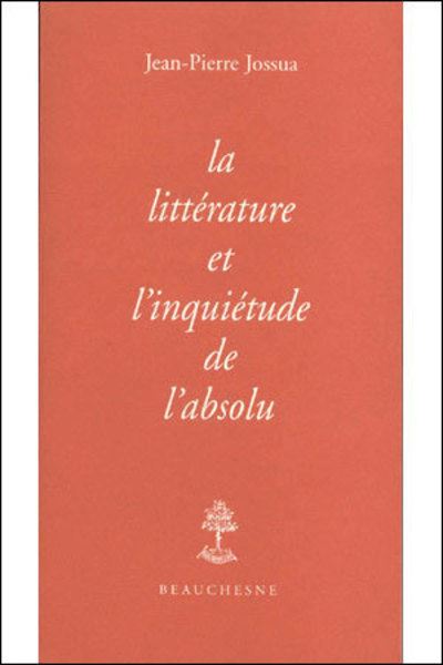 La litterature et l'inquietude