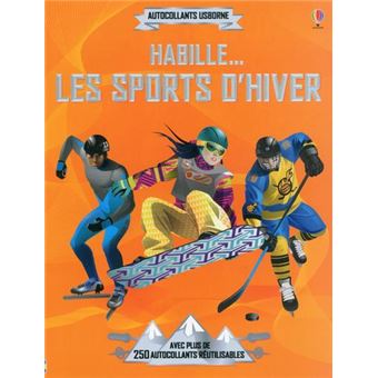 Habille... Les sports d'hiver - Autocollants Usborne