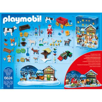 Calendrier de l'avent du père Noël Playmobil, 24 surprises, 4 ans