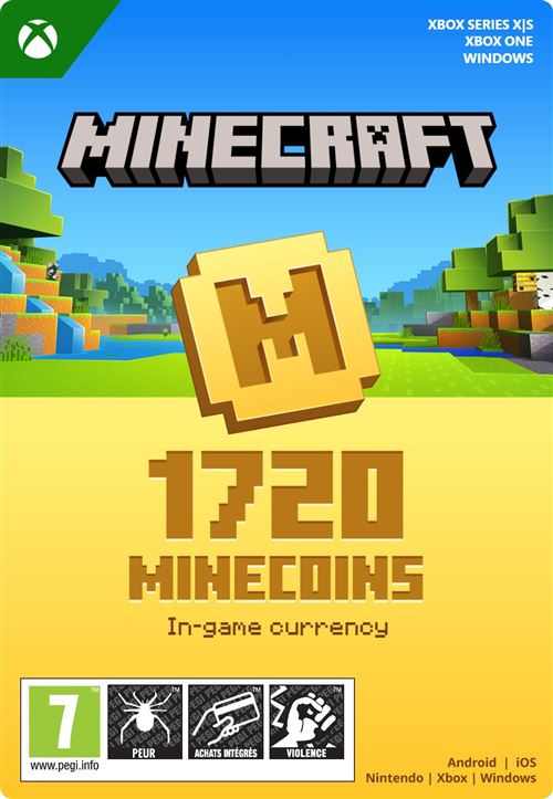 Code de téléchargement extension DLC Minecraft: Minecoins Pack 1720 Coins