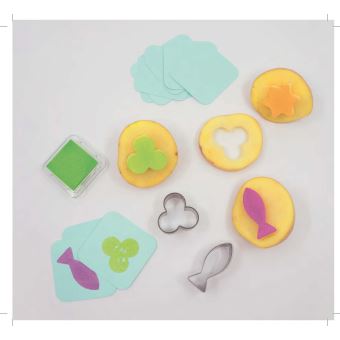 Tampons à 4 mains - 12 créations parent-enfant à réaliser ensemble