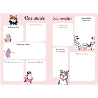 Agenda scolaire chats 2022-2023