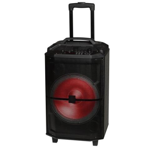 Denver tsp-400 12 Trolley Speaker With bt & Light Effects