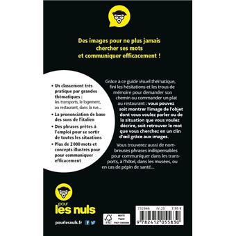 Guide de conversation visuel - L'italien pour les Nuls