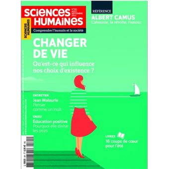 Sciences Humaines N°361 : Changer de vie - Août-Septembre 2023
