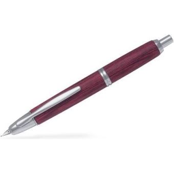 Stylo Pilot Capless Wooden Pointe moyenne Rouge