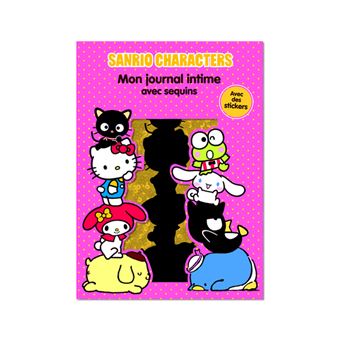 Sanrio Characters - Mon journal intime avec sequins