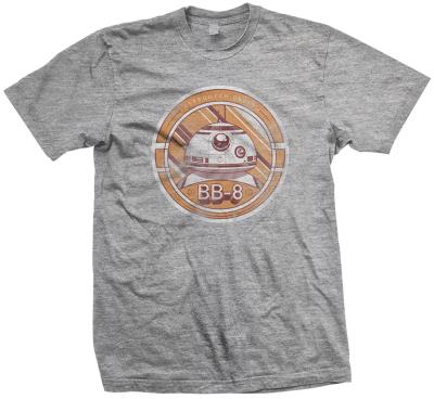 Tee-shirt Star wars Ep7 BB-8 Distress grey taille X large